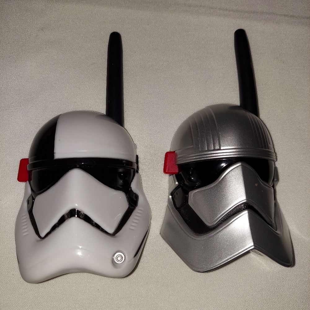 THEY WORK! 2 STAR WARS STORM TROOPERS WALKIE TALKIES TOYS
